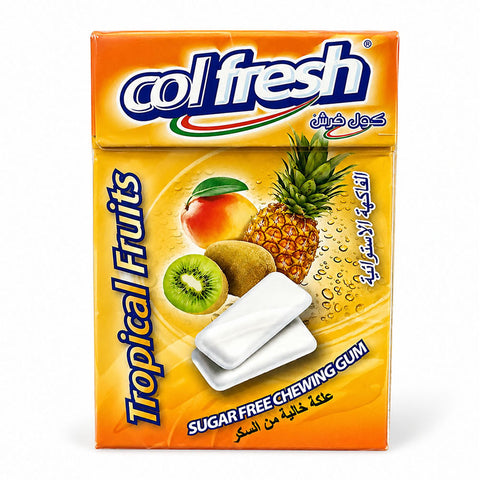 Colfresh Tropical Fruits Sugar-Free Chewing Gum 21 g