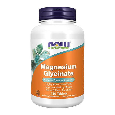 Now Magnesium Glycinate Tablets 180’s