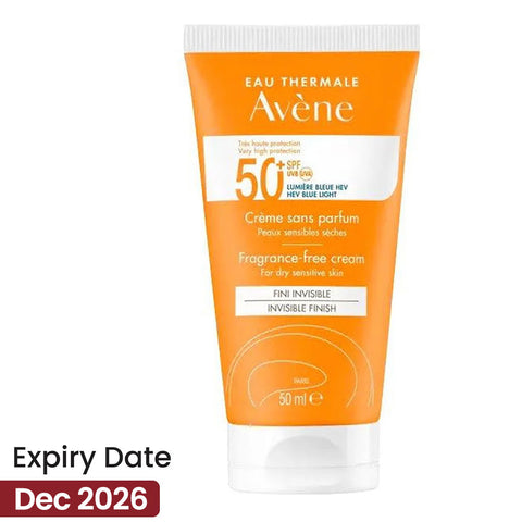 Avene Fragrance Free Cream SPF50+ Anti-Oxidant 50ML **