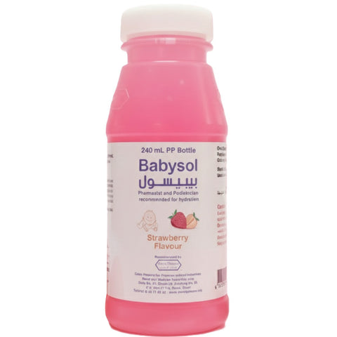 Babysol ORS Solution Strawberry Flavor 240ML