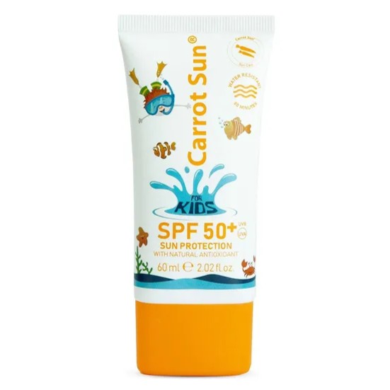 Carrot Sun Sunscreen Cream for Kids SPF 50+ 60 mL | Tanning Oil