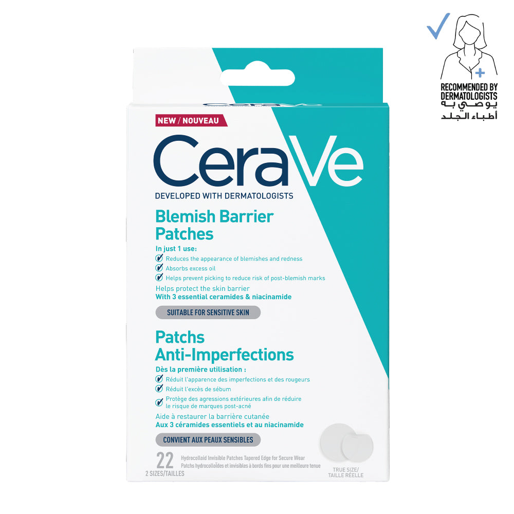 CeraVe Blemish Barrier Patches 22’s | Acne, Acne Patches