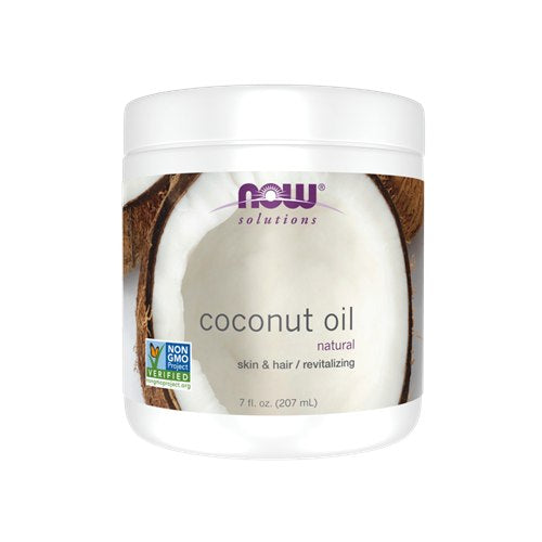 NOW Coconut Oil Natural 207 mL | Multi-Use Oils