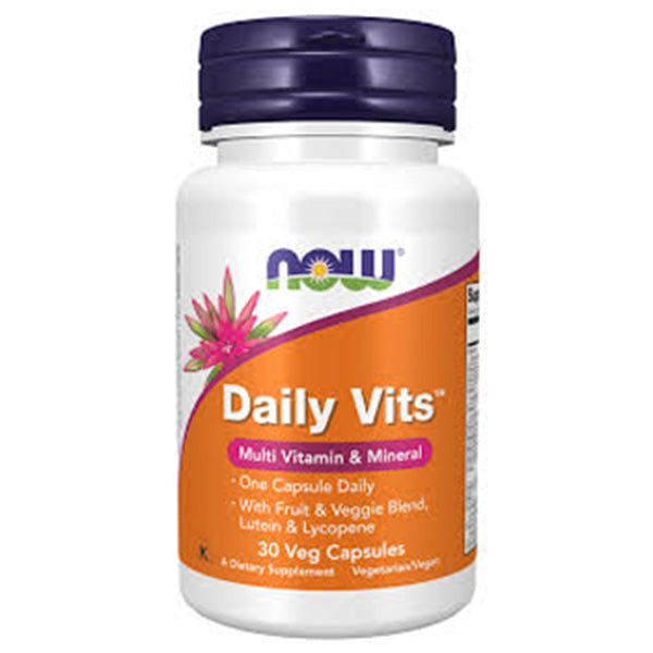NOW Daily Vits Multivitamin & Mineral Cap 30’s | Multivitamins