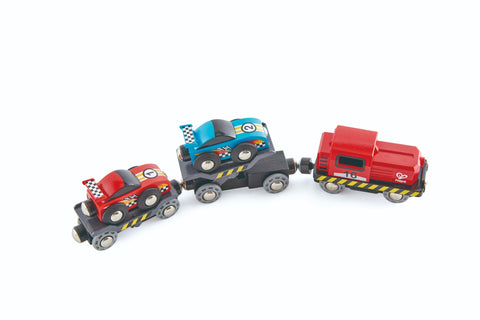 Hape - Race Car Transporter