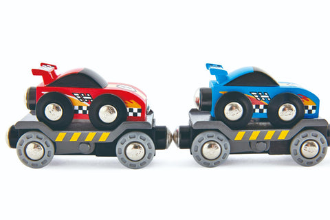 Hape - Race Car Transporter