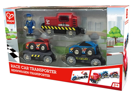 Hape - Race Car Transporter