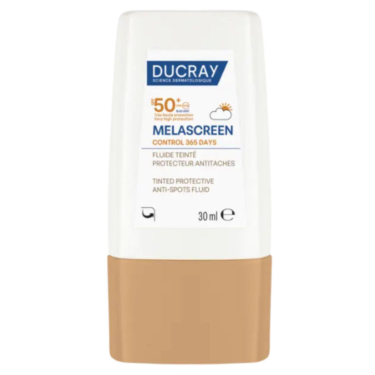 Ducray Melascreen SPF 50+ Tinted Protective Anti-Spots Fluid 30 mL | Tinted Sunscreens