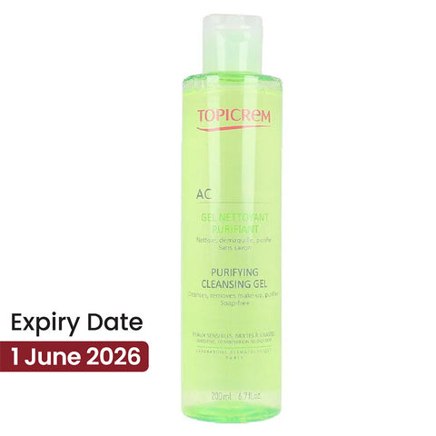 Topicrem AC Purifying Cleansing Gel 200ml**