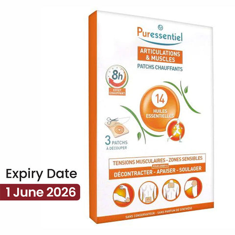 Puressentiel Muscles & Joints Heating Patches 3s**