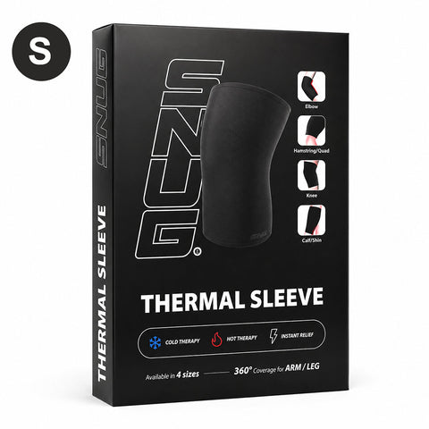 Snug Gel Thermal Sleeve for Knee, Elbow, Quad & Shin S
