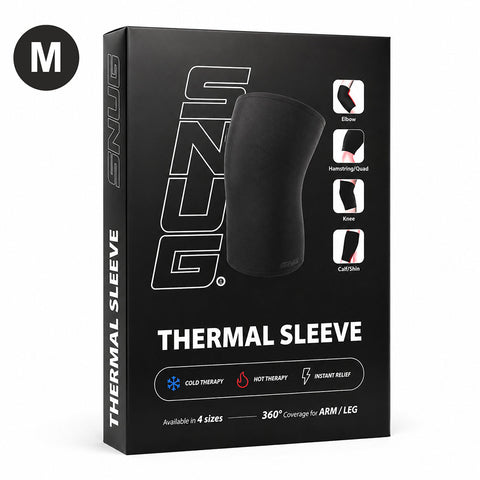 Snug Gel Thermal Sleeve for Knee, Elbow, Quad & Shin M
