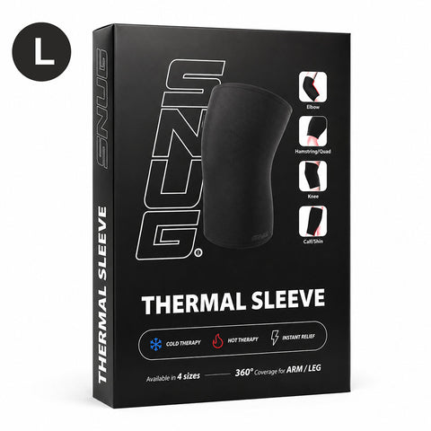 Snug Gel Thermal Sleeve for Knee, Elbow, Quad & Shin L