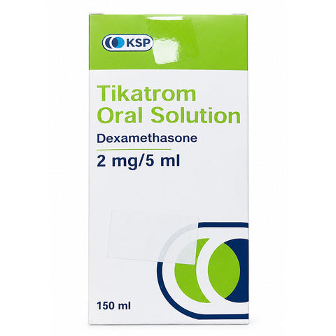 Tikatrom Dexamethasone Oral Solution 2 mg/5 mL 150 mL
