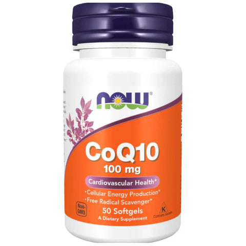 NOW CoQ10 100 mg Softgels 50's
