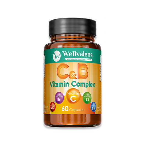 Wellvalens Vitamin C & B Complex Cap 60 Cap