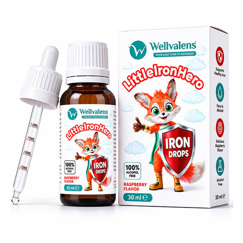 Wellvalens Little Iron Hero Drop 15 mg/mL 30 mL Bottle 1 pc