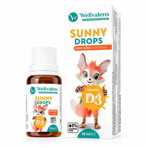 Wellvalens Sunny Drops 4200 IU/mL 10 mL