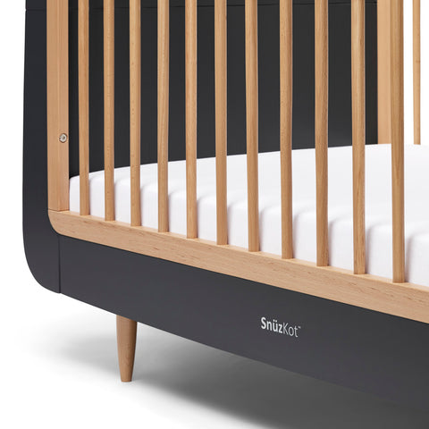 Snuzkot Skandi Cot Bed (Slate Natural)