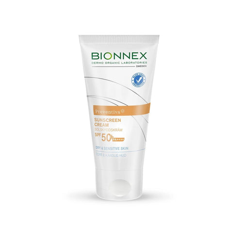 بيونكس بريفنتيفا كريم واقي شمس للبشرة الجافة والحساسة SPF 50+ 50 مل