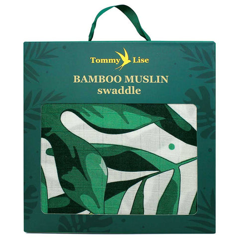 Tommy Lise - Muslin Swaddle - Roaming Mangrove (120X120Cm)