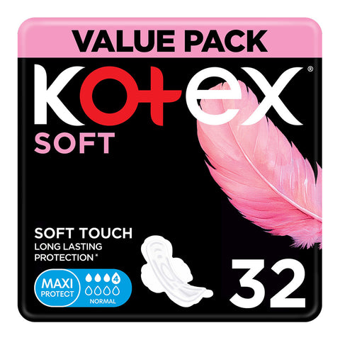 Kotex Soft Maxi Normal Pads 32 Pieces