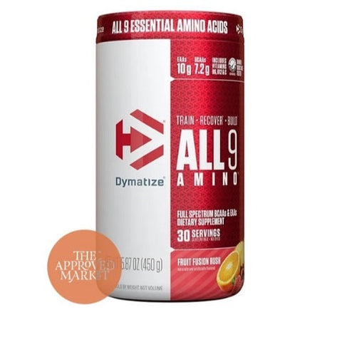 Dymatize All 9 Amino 30's 450g Fruit Fusion Rush