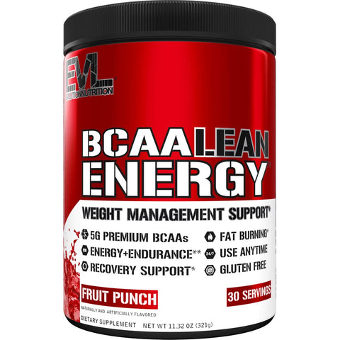 Evl bcaa Lean Energy - Fruit Punch 309Gm