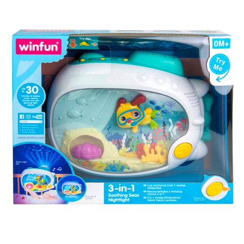 Winfun 3-In-1 Soothing Seas Nightlight