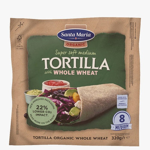 Santa Maria Organic Whole Wheat & Wheat 320g