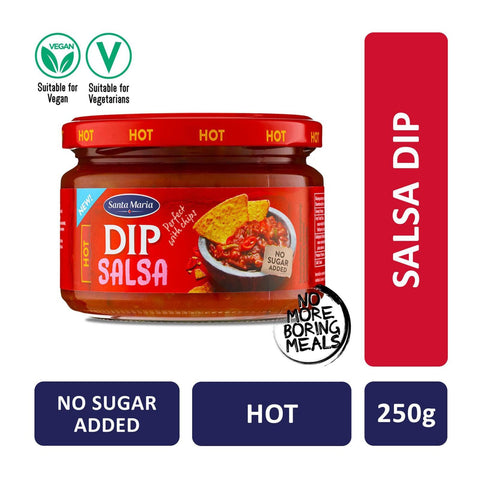 Santa Maria Salsa Dip Hot 250G