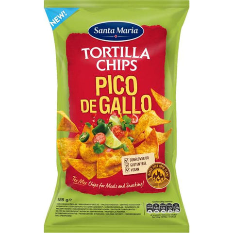 Santa Maria Tortilla Chips Pico De Gallo 185G