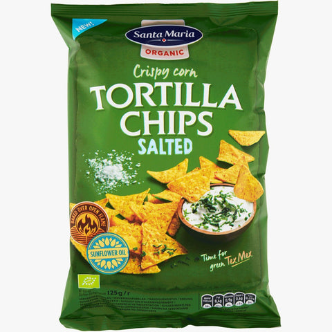 Santa Maria Tortilla Chips Organic 125G