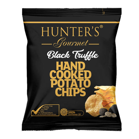 Hunter'S Hand Cooked Potato Chips Black Truffle-Pouch 40G