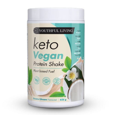 Youthful Living Vegan Keto Shake Coconut Dream 625G