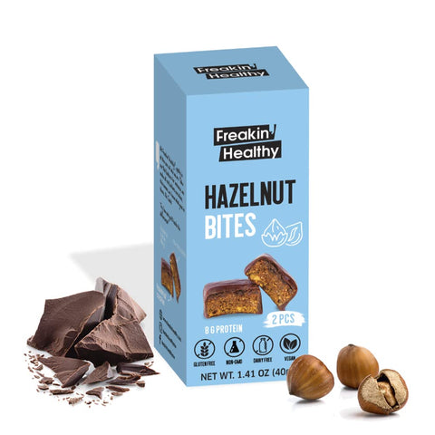 Freakin Healthy - Dark Chocolate With Hazelnut Butter Bites 40G