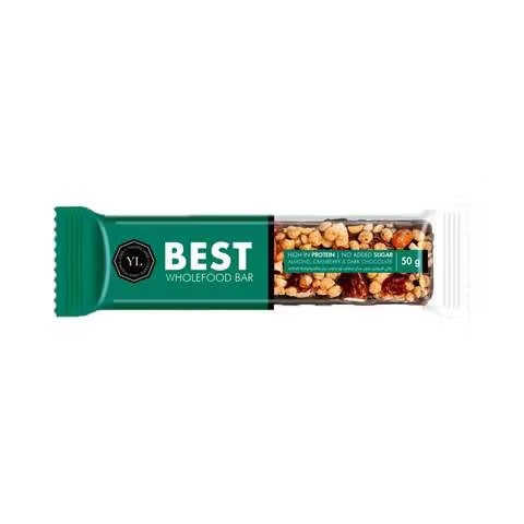 Youthful Living Best Bar Almond Cranberry & Dark Choc 50G