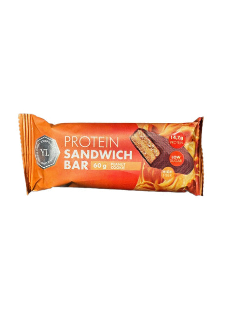 Youthful Living Ptn Sandwich Bar Peanut Cookie 60G