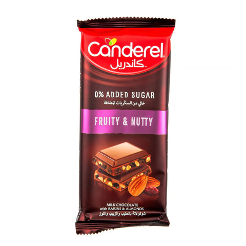 Canderel Chocolate Fruit & Nuts 100g