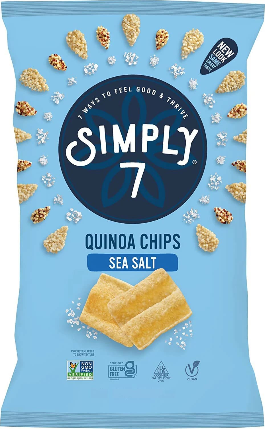 Simply 7 - Quinoa Chips Sea Salt 79g | Healthy & Protein Chips Simply 7 - Quinoa Chips Sea Salt 79g | Healthy & Protein Chips