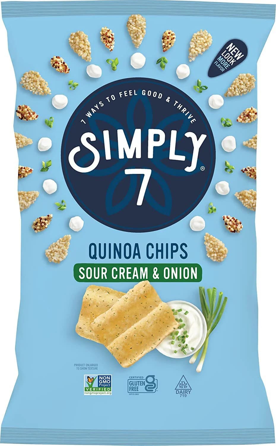 Simply 7 - Quinoa Sour Cream & Onion 79g | Healthy & Protein Chips Simply 7 - Quinoa Sour Cream & Onion 79g | Healthy & Protein Chips