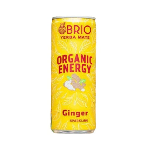 Brio Mate Organic Energy Ginger Spicy Cans 250Ml