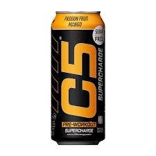 C5 Pre-Workout Supercharge Passion Fruit Mango 473ml