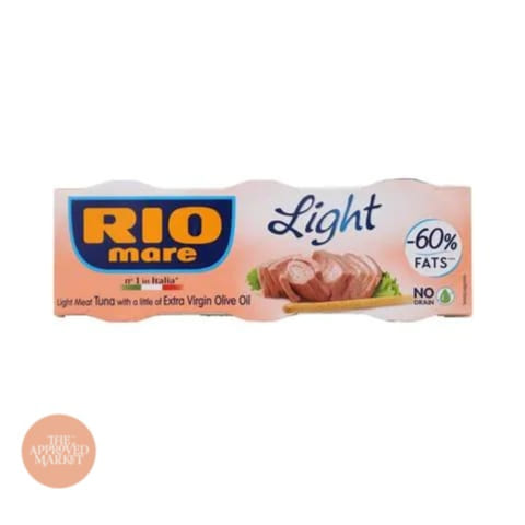 Rio Mare - Light Meat Tuna With Extra Virgin Oil (3X60G)