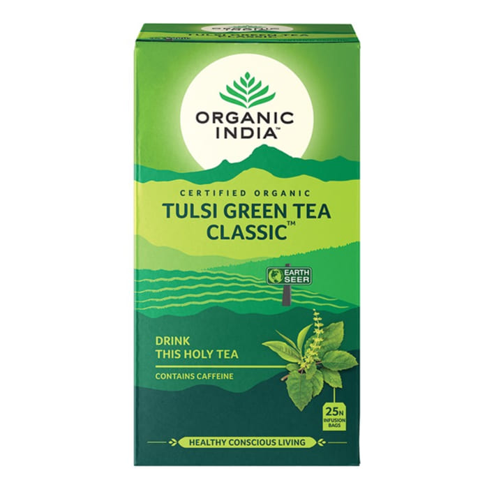 Organic India Tulsi Green Tea 25Bags | Tea Organic India Tulsi Green Tea 25Bags | Tea