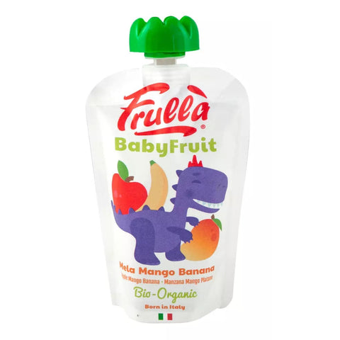 Frulla Organic Baby Fruit Puree Apple Mango Banana 100G