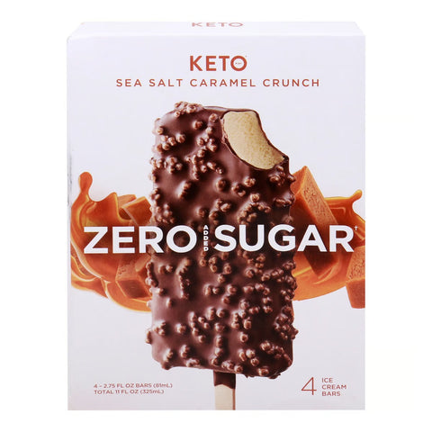 Keto Pint Sea Salt Caramel Crunch Ice Cream Bar 81ml