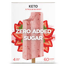 Keto Pint Zero Strawberry Cream  Ice Cream Bar 81ml