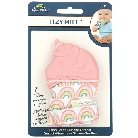 Itzy Ritzy Teething Mittens - Unicorn