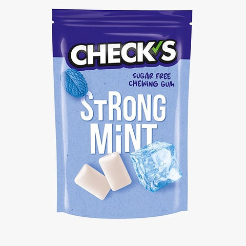 Check's Chewing Gum Strong Mint Mini Doypack 21G